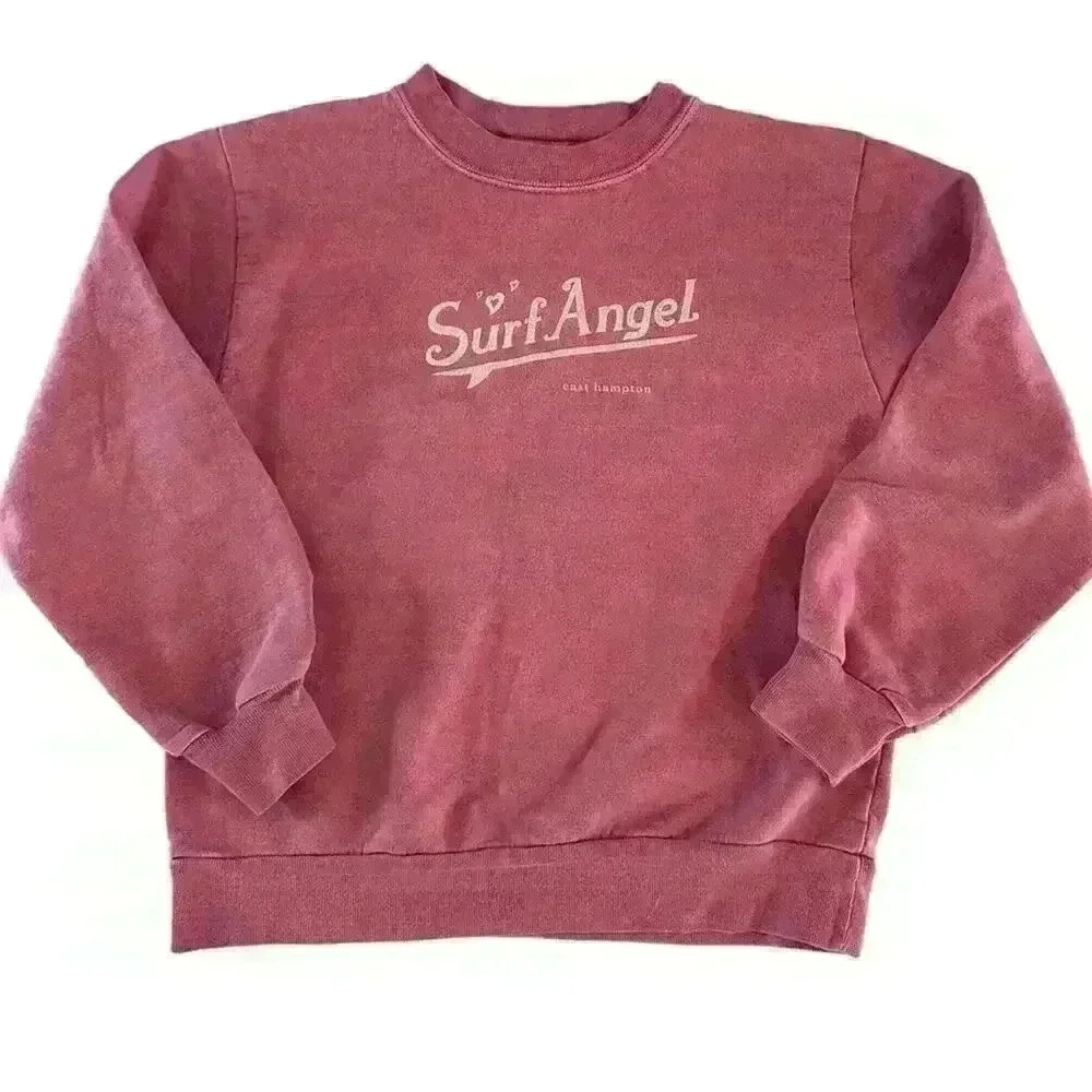 EAST HAMPTON SURF ANGEL SWEAT SHIRT SIZE S PINK